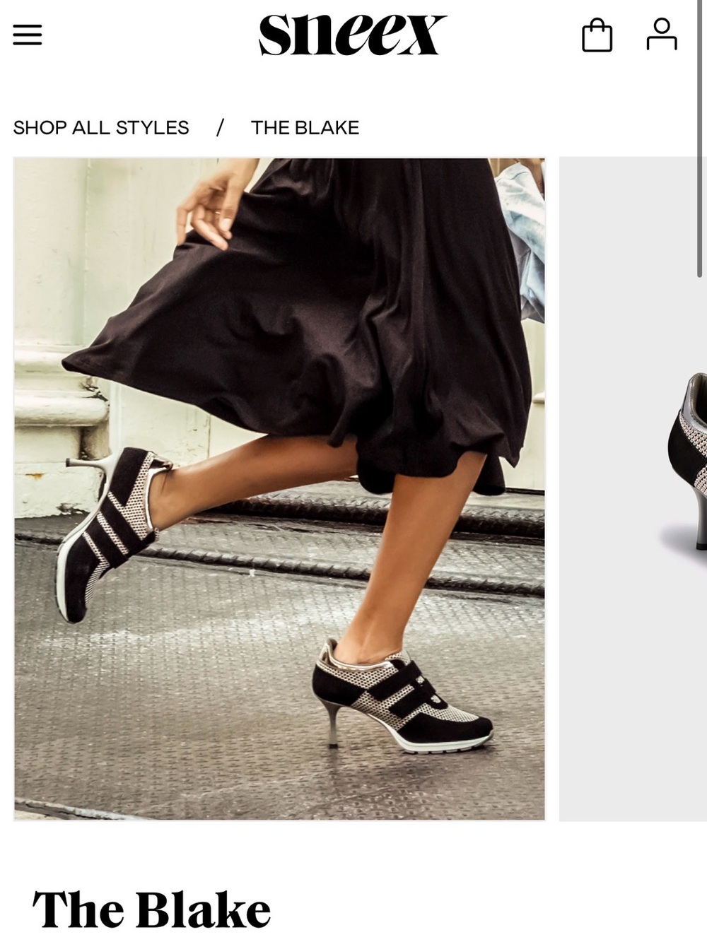 NWT SNEEX by Sara Blakely The Blake Hy-Heel EU 38 US 8